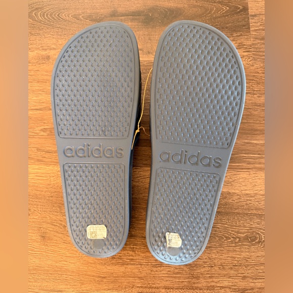 Adidas Adilette Aqua Navy Slides Men's Sandal Size 13 NWOT - Picture 5 of 5